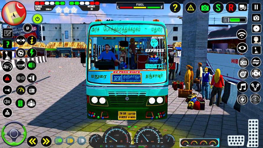 Real Bus Simulator Bus Game 3D Captura de pantalla 1