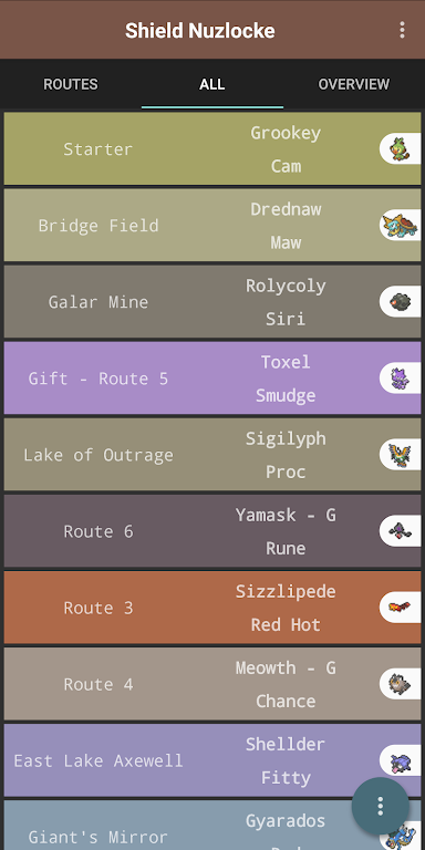 Route Chart - Nuzlocke Tracker - No Ads 螢幕截圖 2