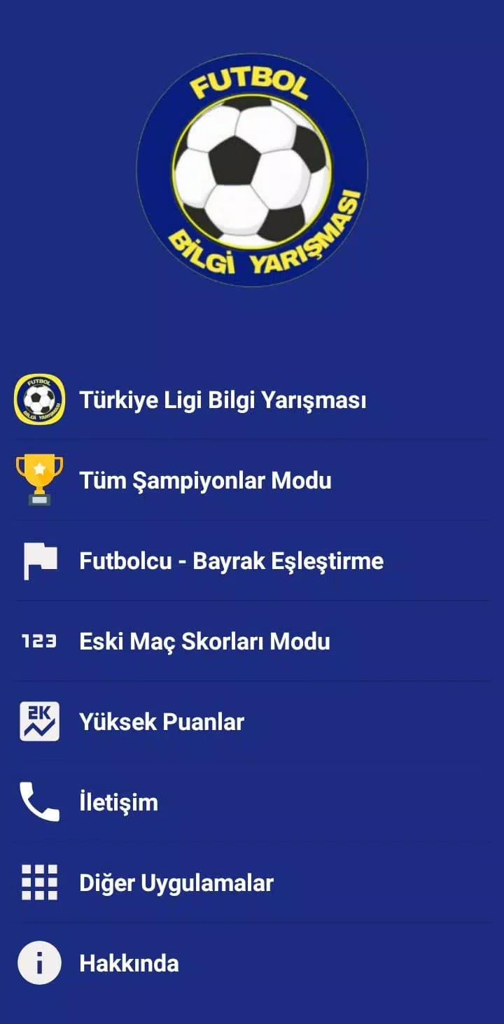 Türkiye Süper Ligi Bilgi Oyunu 螢幕截圖 0