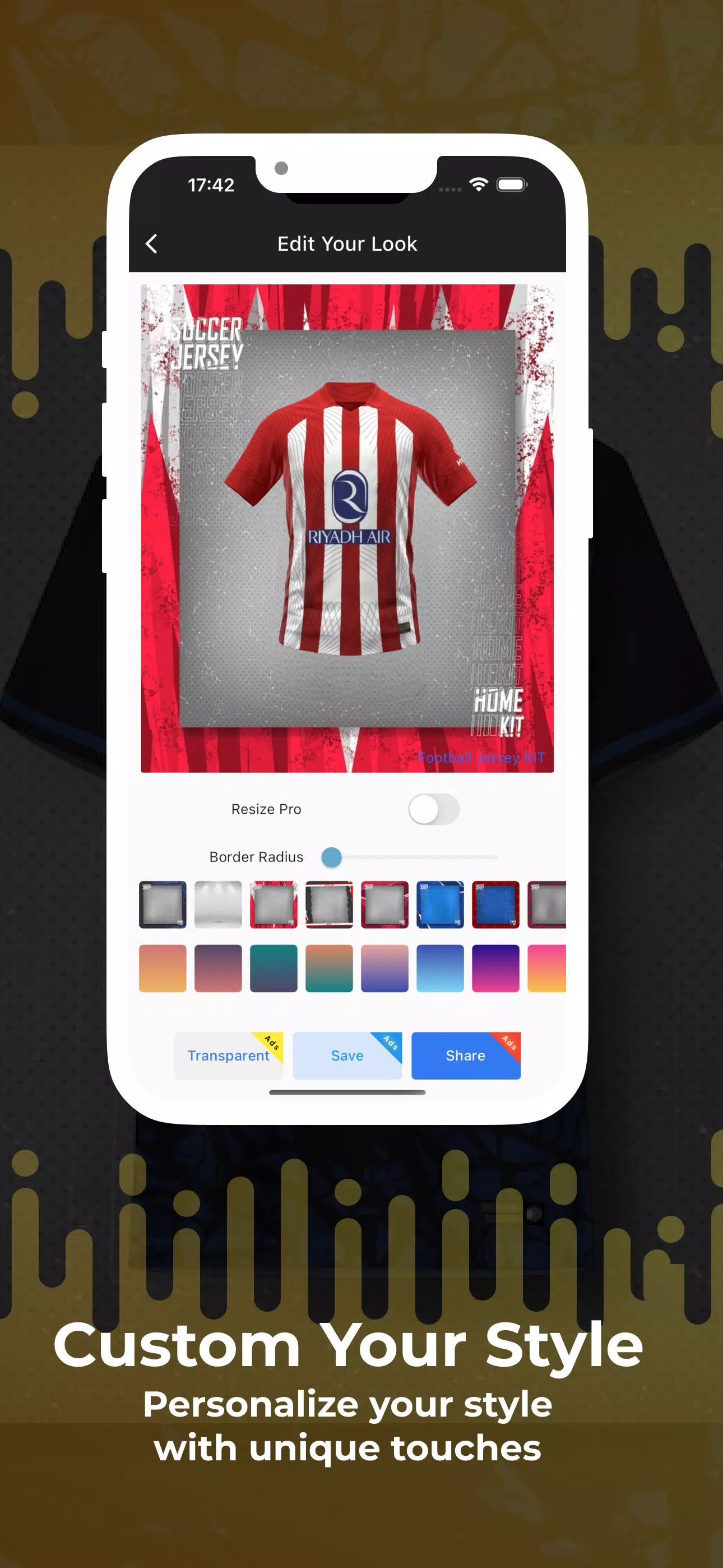 Football Jersey Kit Creator 螢幕截圖 2