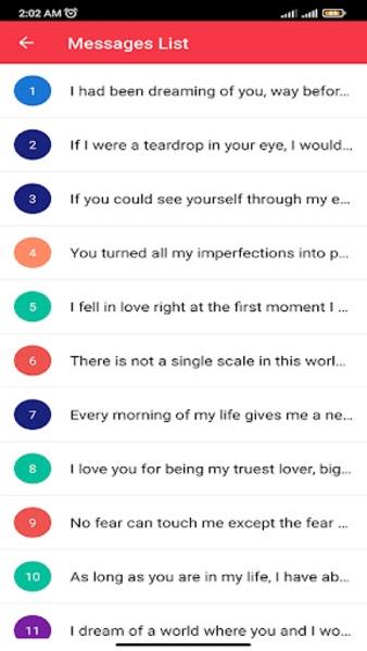 love sms 螢幕截圖 2