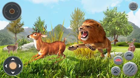 Lion Simulator Wild Animal 3D 螢幕截圖 0