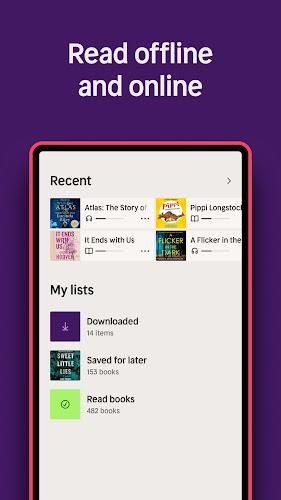 Nextory: Audiobooks & E-books 螢幕截圖 3