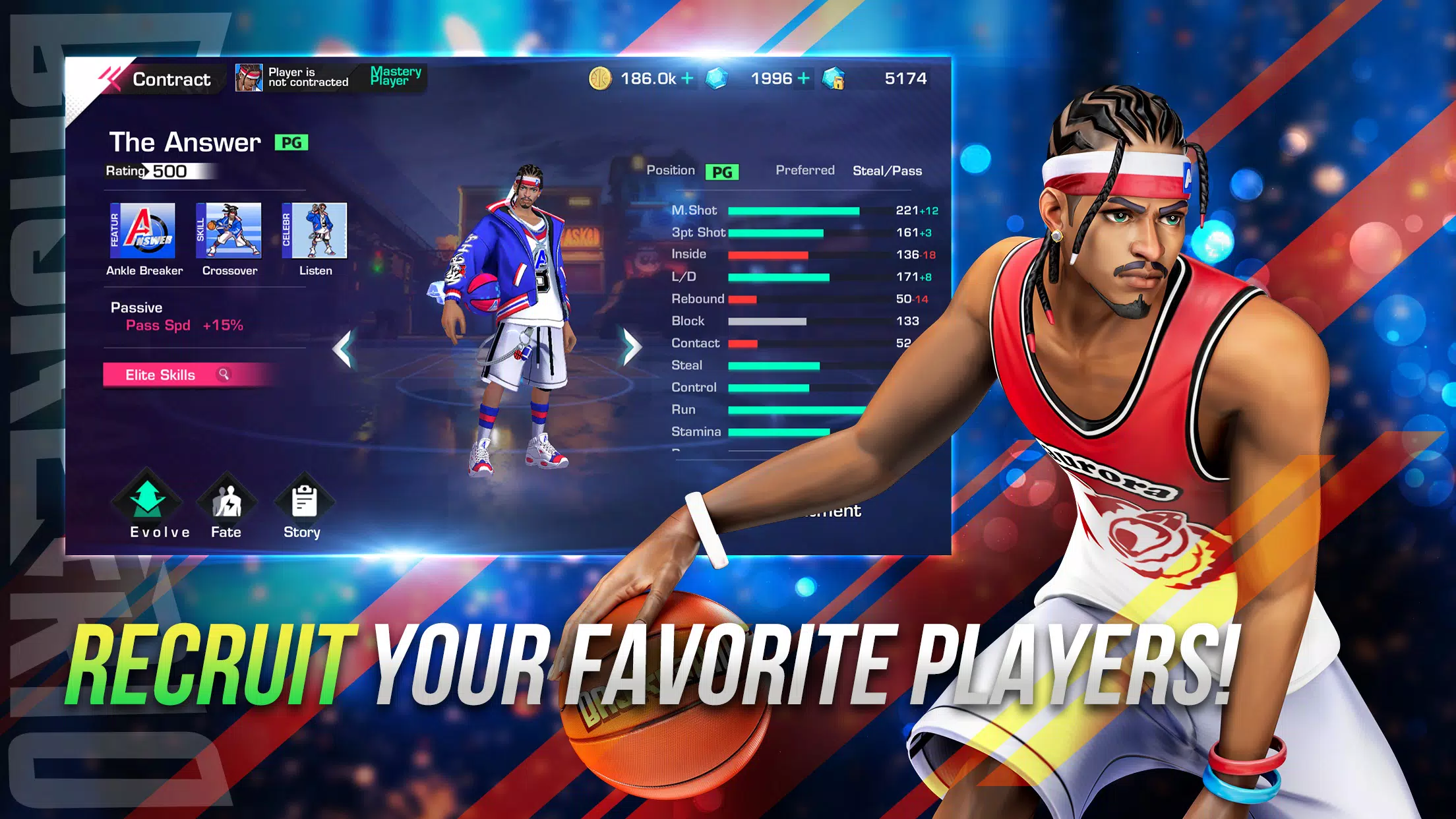Basketrio：Allstar Streetball 螢幕截圖 1