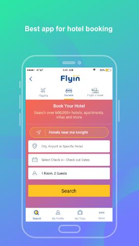 Flyin.com - Flights & Hotels Capture d'écran 2