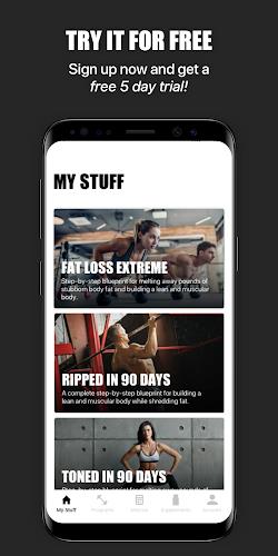 V Shred: Diet & Fitness 螢幕截圖 1