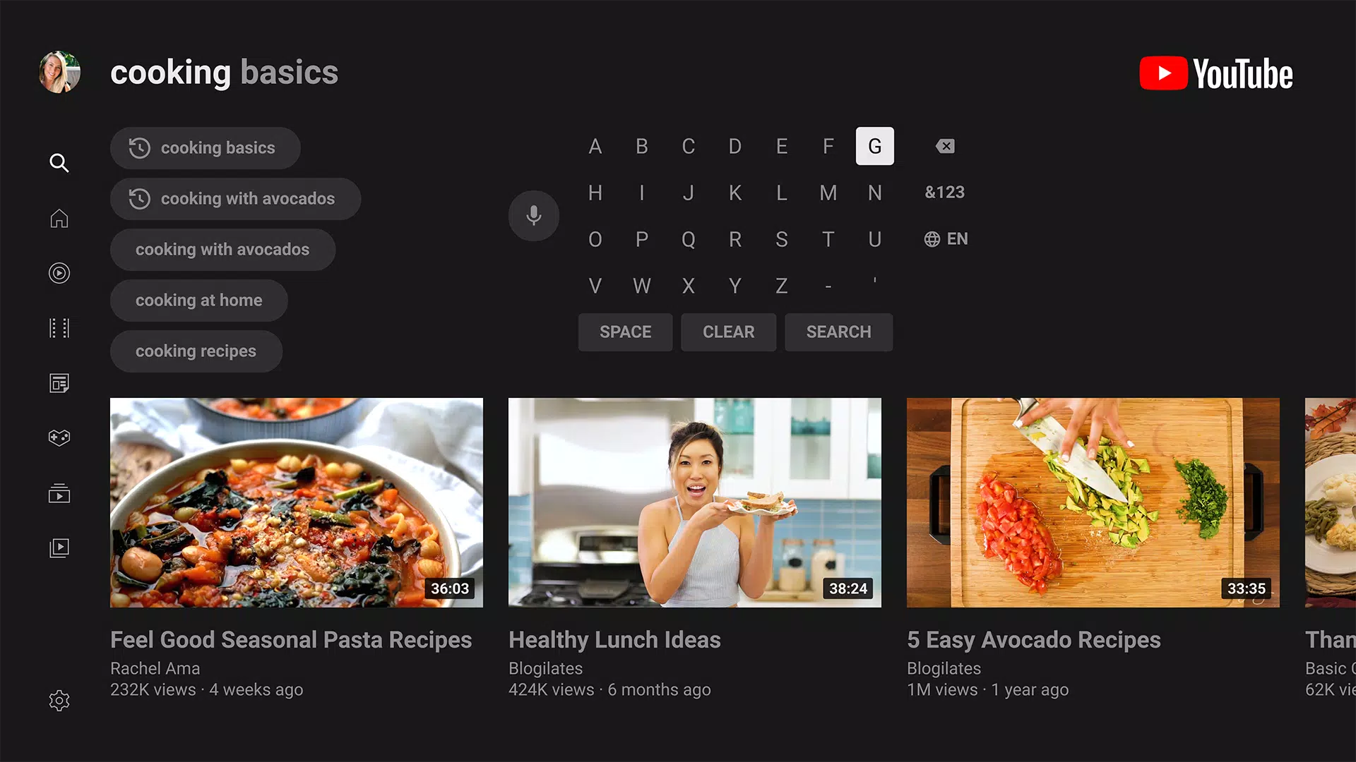 YouTube for Android TV 螢幕截圖 2