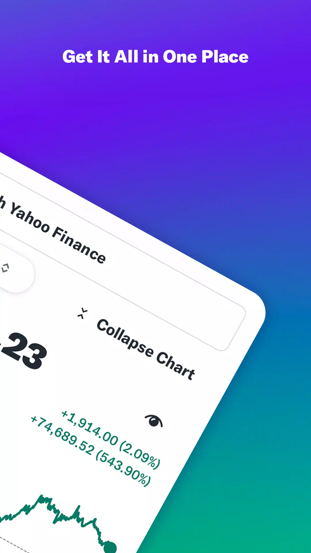 Schermata Yahoo Finance: Stock News 1