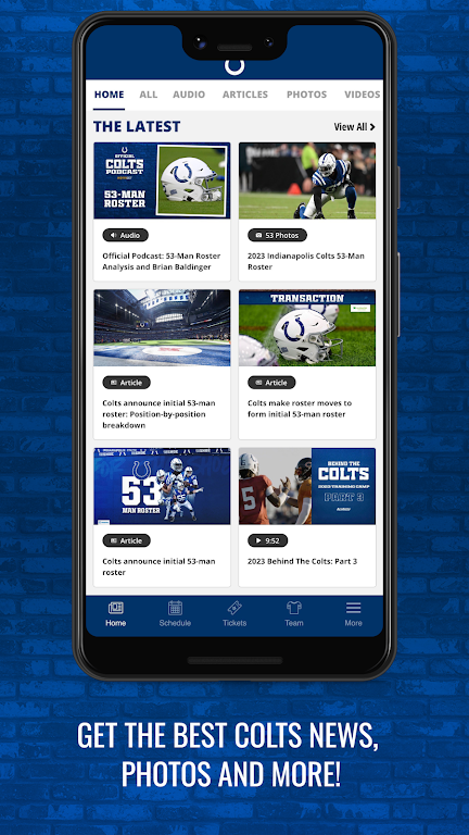 Indianapolis Colts Mobile 螢幕截圖 1