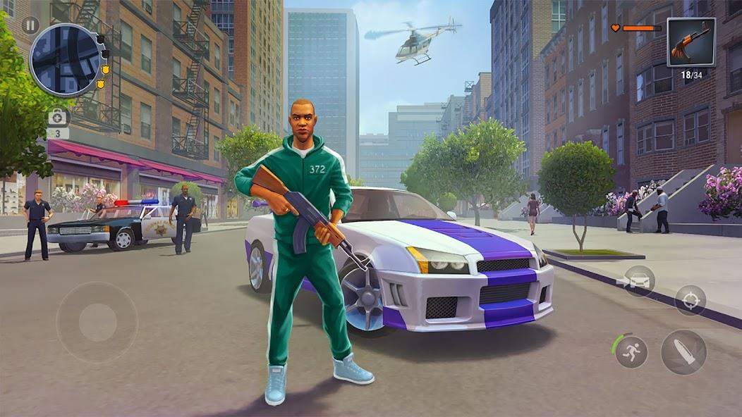 Gangs Town Story Mod 螢幕截圖 1