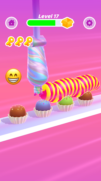 Perfect Cream: Icing Cake Game 螢幕截圖 2