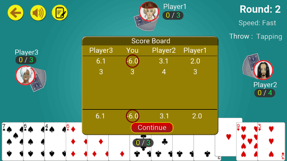 Call break : Offline Card Game 螢幕截圖 3