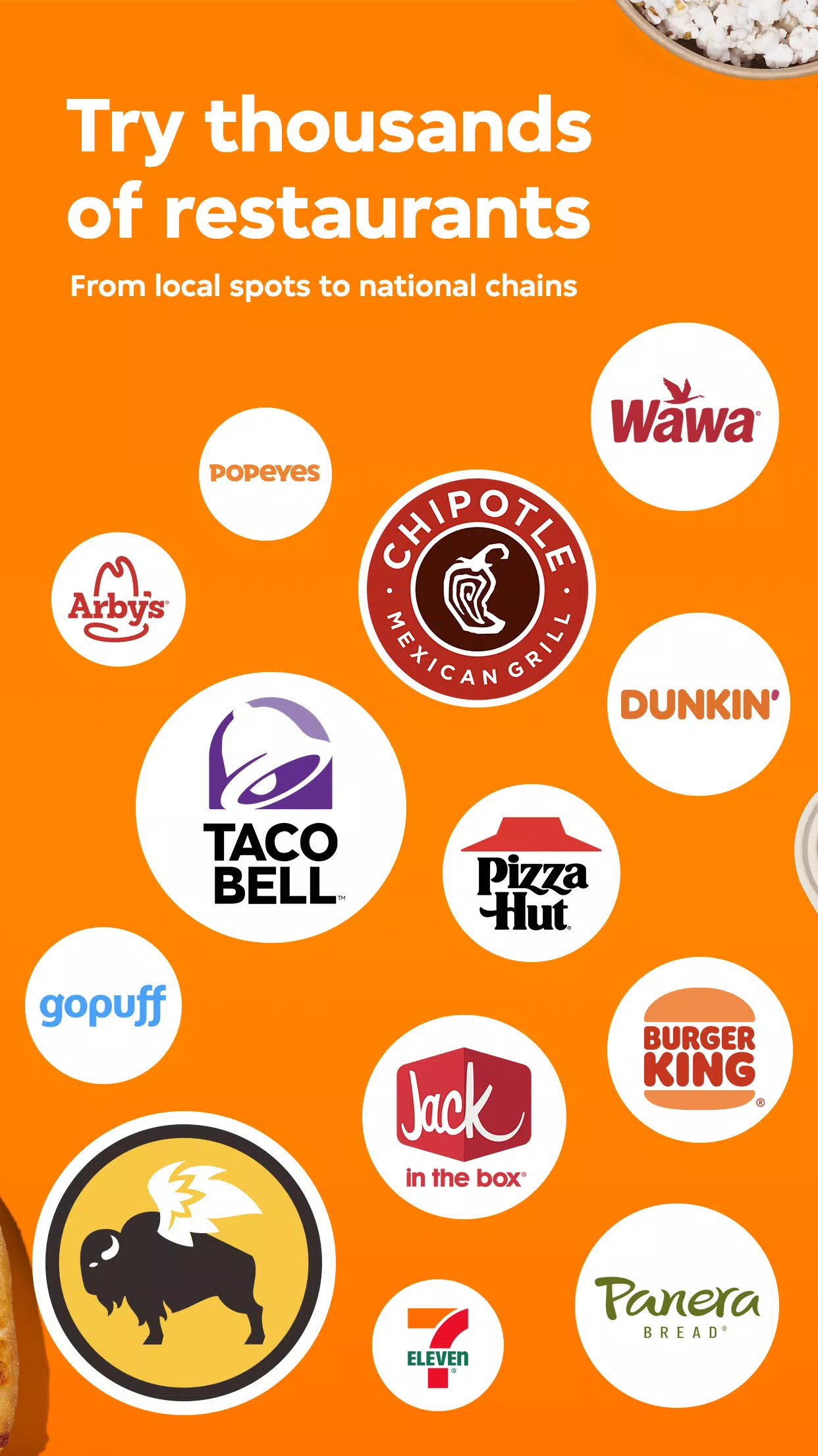 Grubhub ภาพหน้าจอ 2