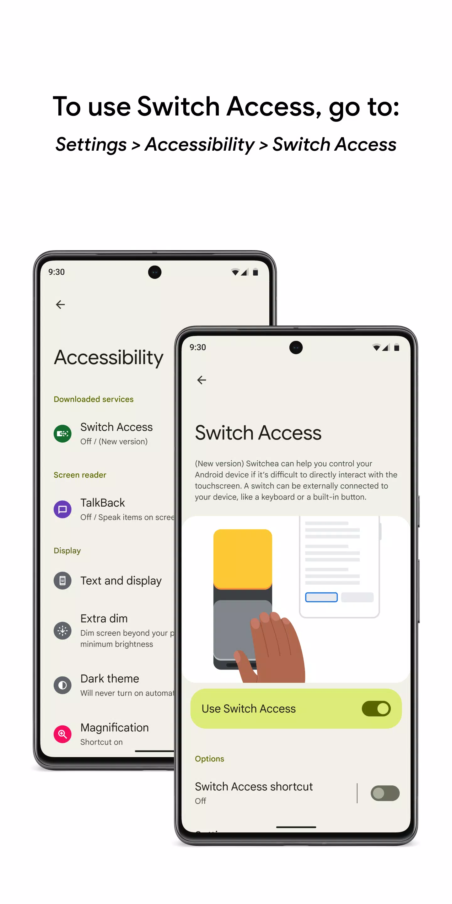 Switch Access 螢幕截圖 1