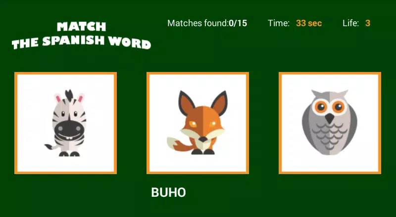 Match the Spanish Word 螢幕截圖 2
