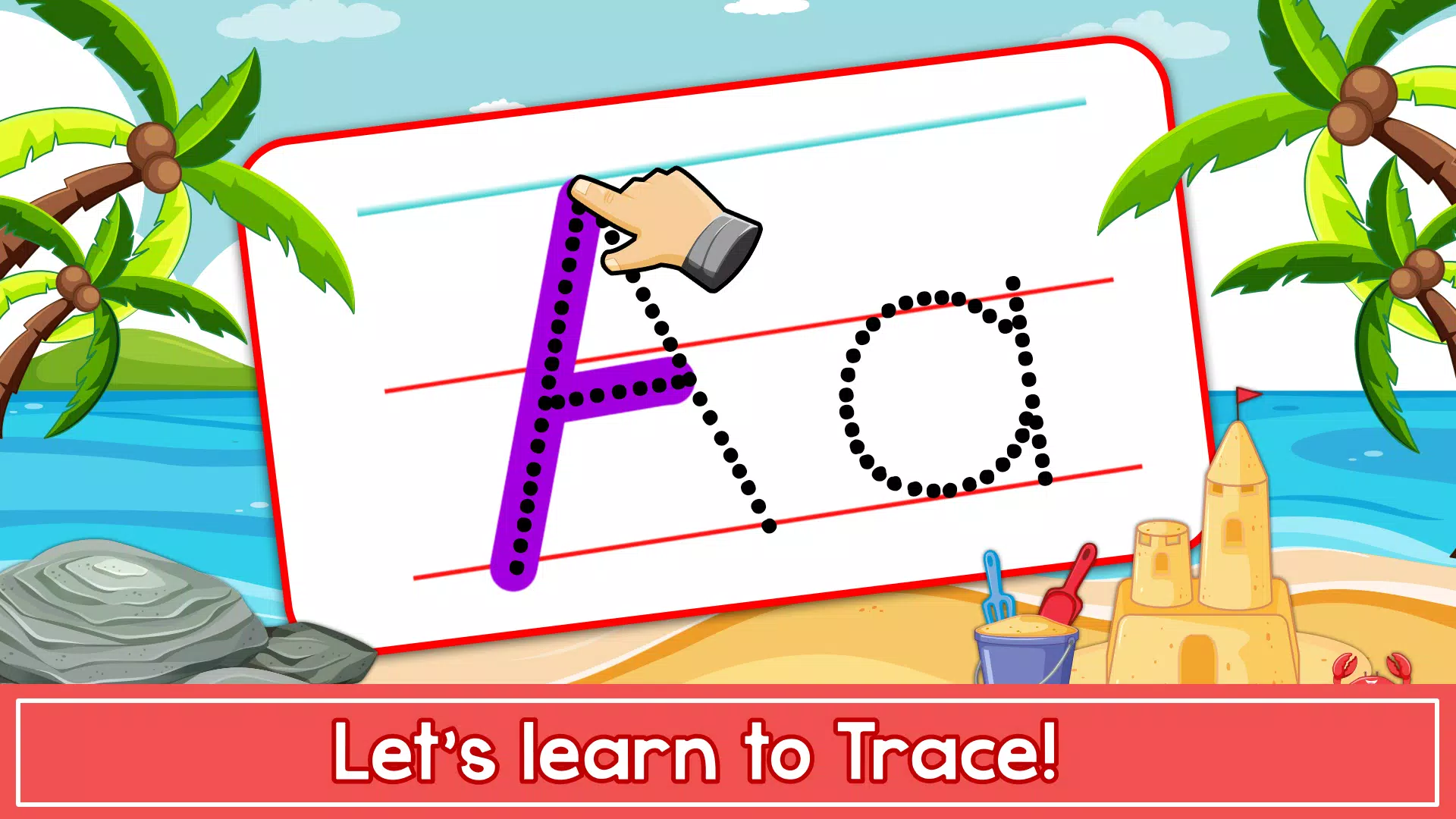 ABC Tracing Kids Learning Game Скриншот 0