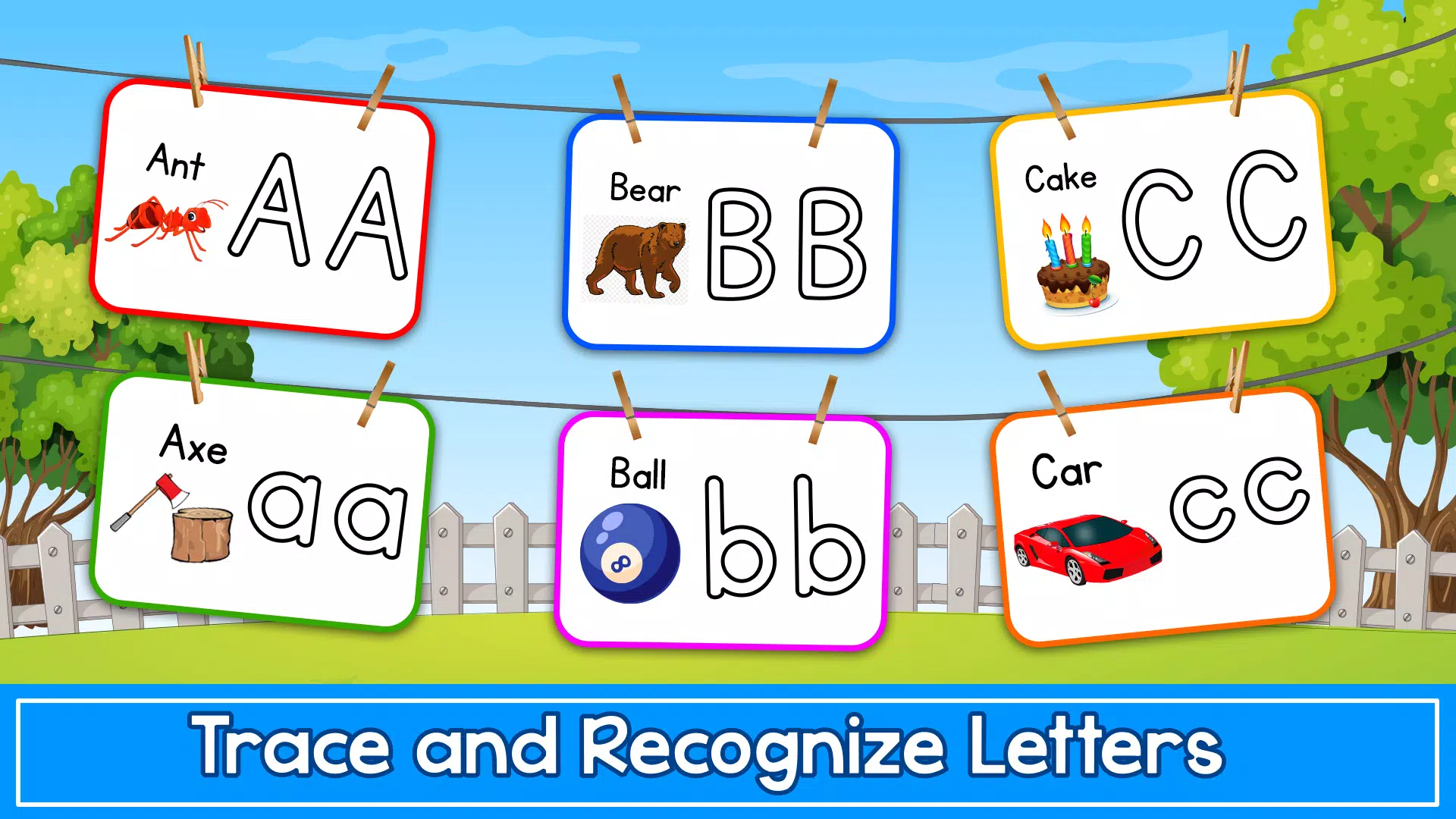 ABC Tracing Kids Learning Game Скриншот 2