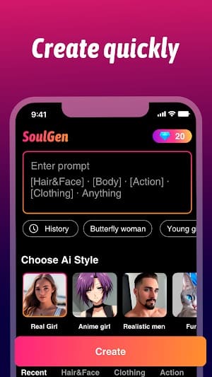 SoulGen AI应用截图第3张