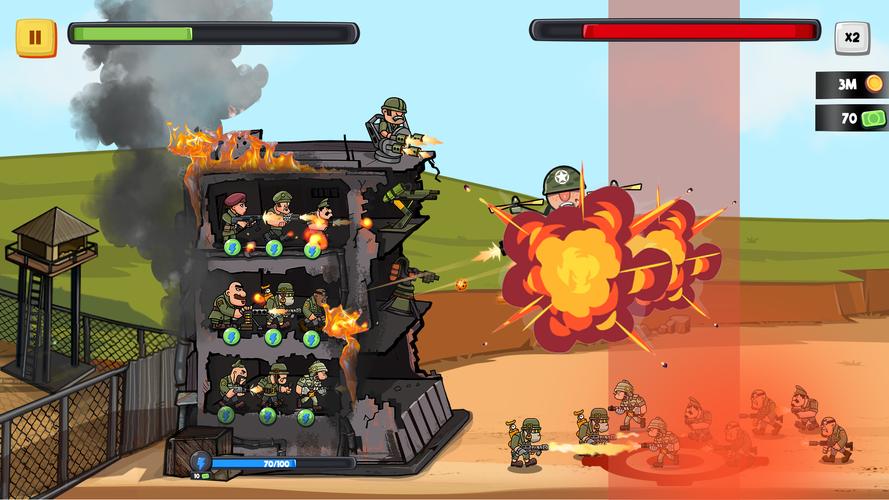 World War Army Defense: TD WW2 Ảnh chụp màn hình 0