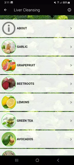Top Liver Cleansing Superfoods 螢幕截圖 0