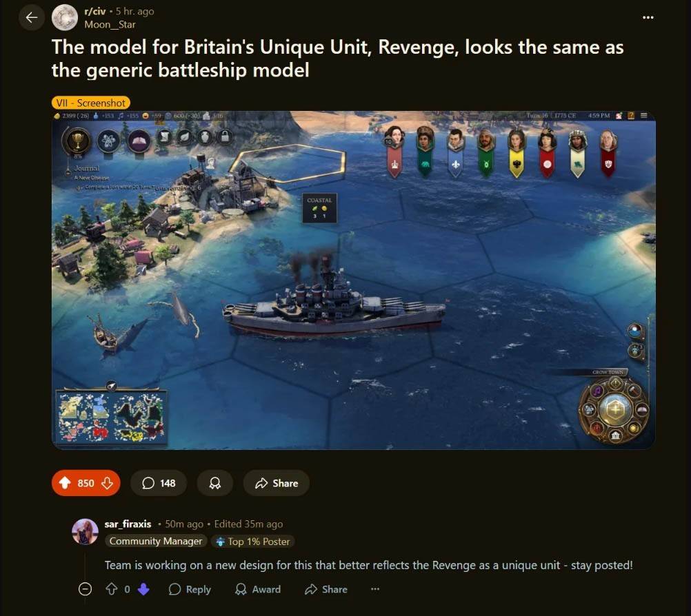 Modell des britischen Schiffes