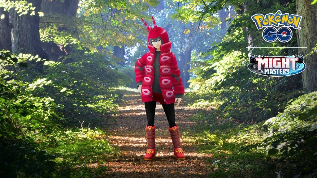 Ein Bild, das die Sizzlipede -Avatar -Elemente in Pokemon Go als Teil eines Leitfadens für das Bug -Out -Ereignis zeigt.