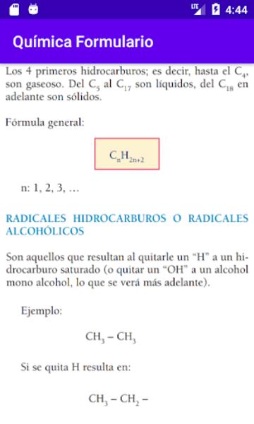 Química Formulario应用截图第1张