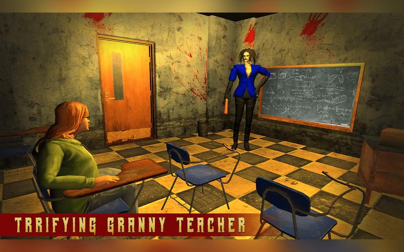 Terrifying Teacher Granny Game 螢幕截圖 0