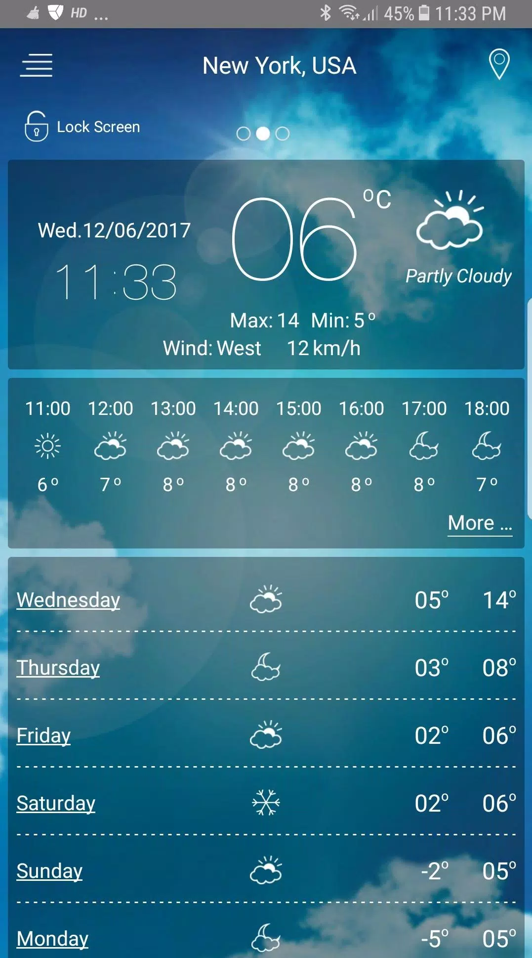 Weather Forecast应用截图第0张