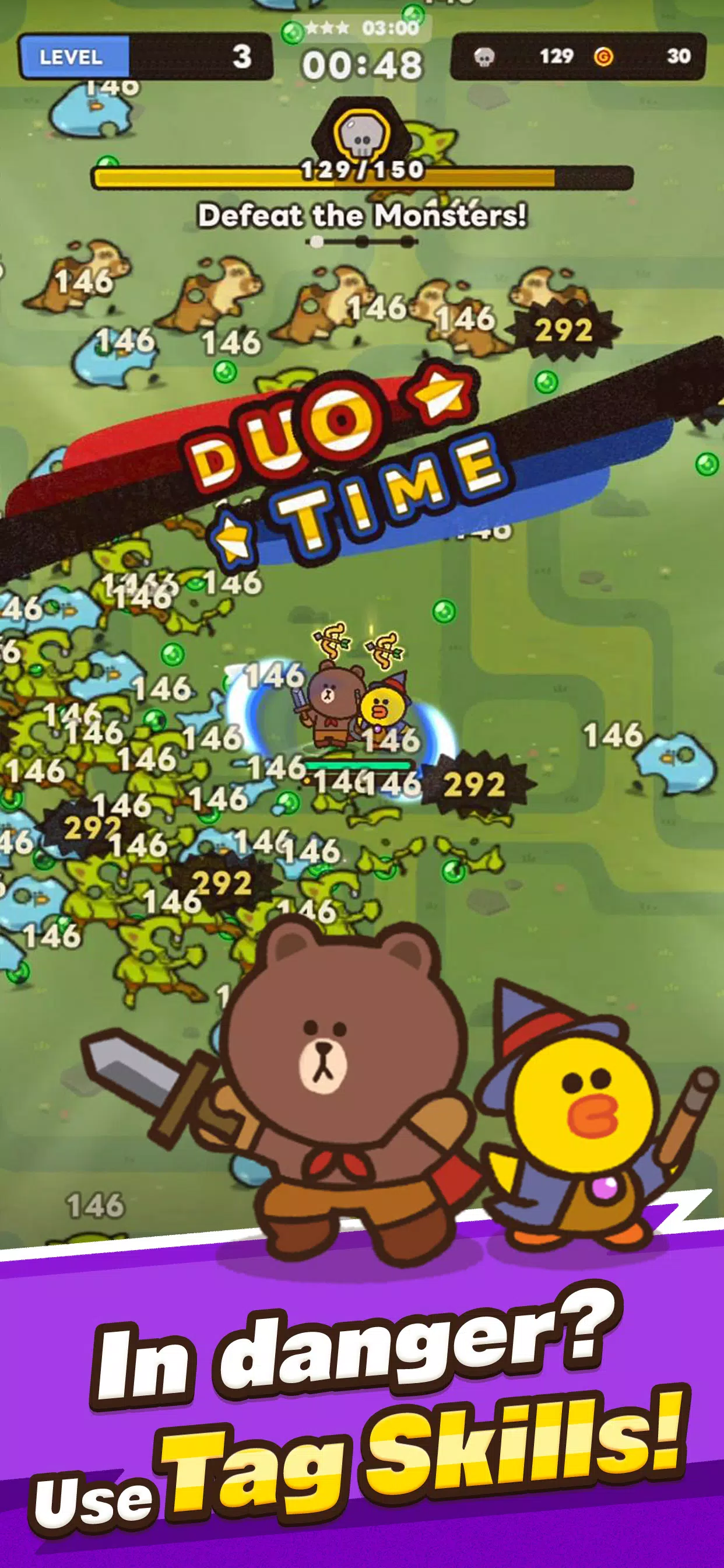 LINE Hero Rumble/Let's rumble! 螢幕截圖 1