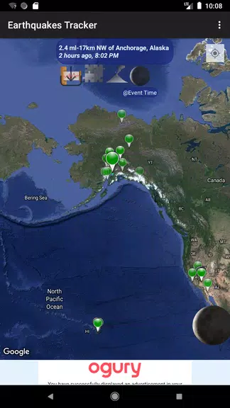Earthquakes Tracker 螢幕截圖 1