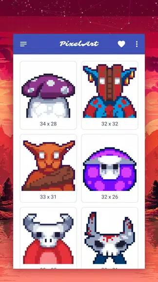 How to draw pixel monsters Captura de tela 3