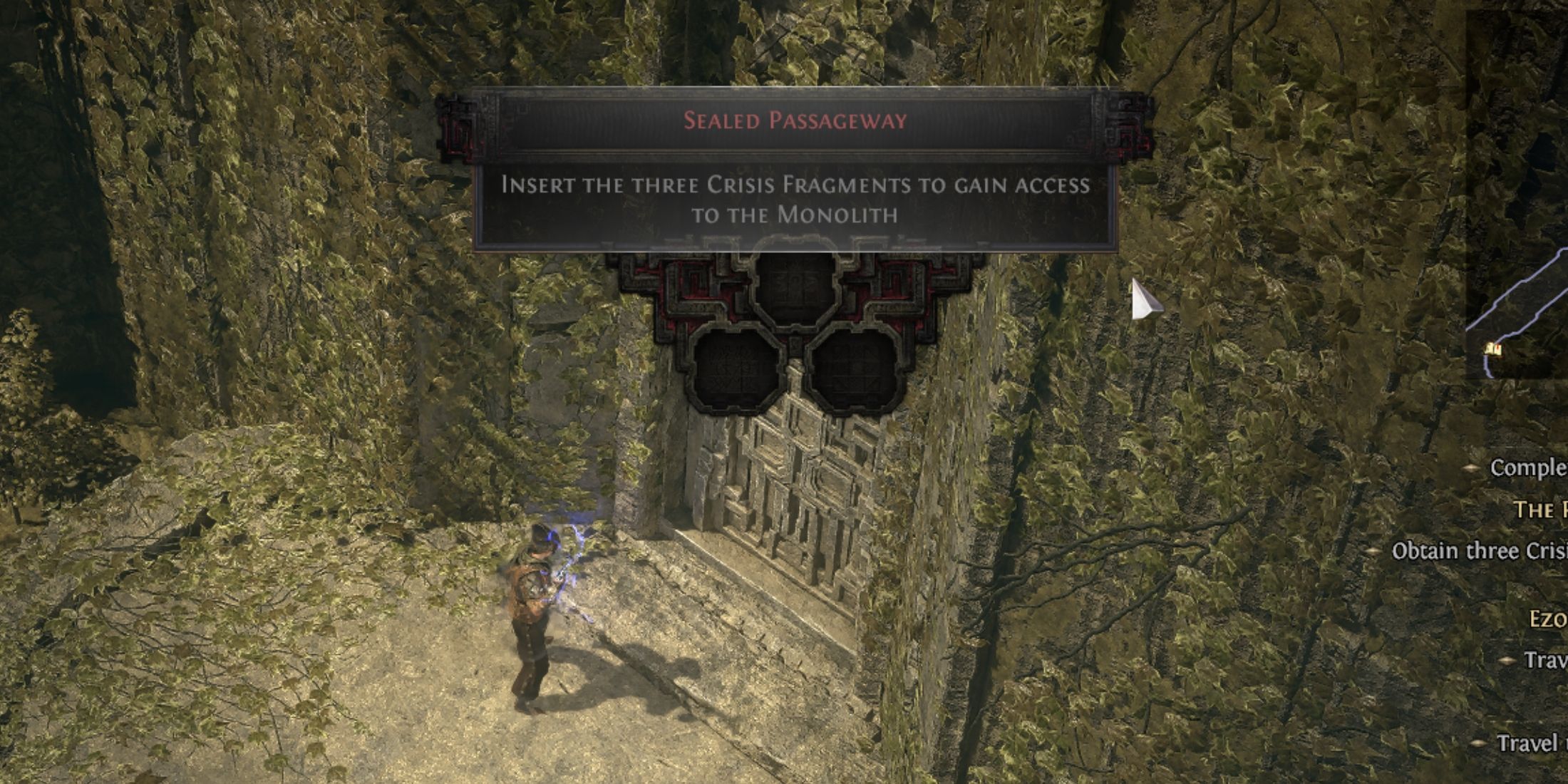 Burning Monolith structure in Path of Exile 2