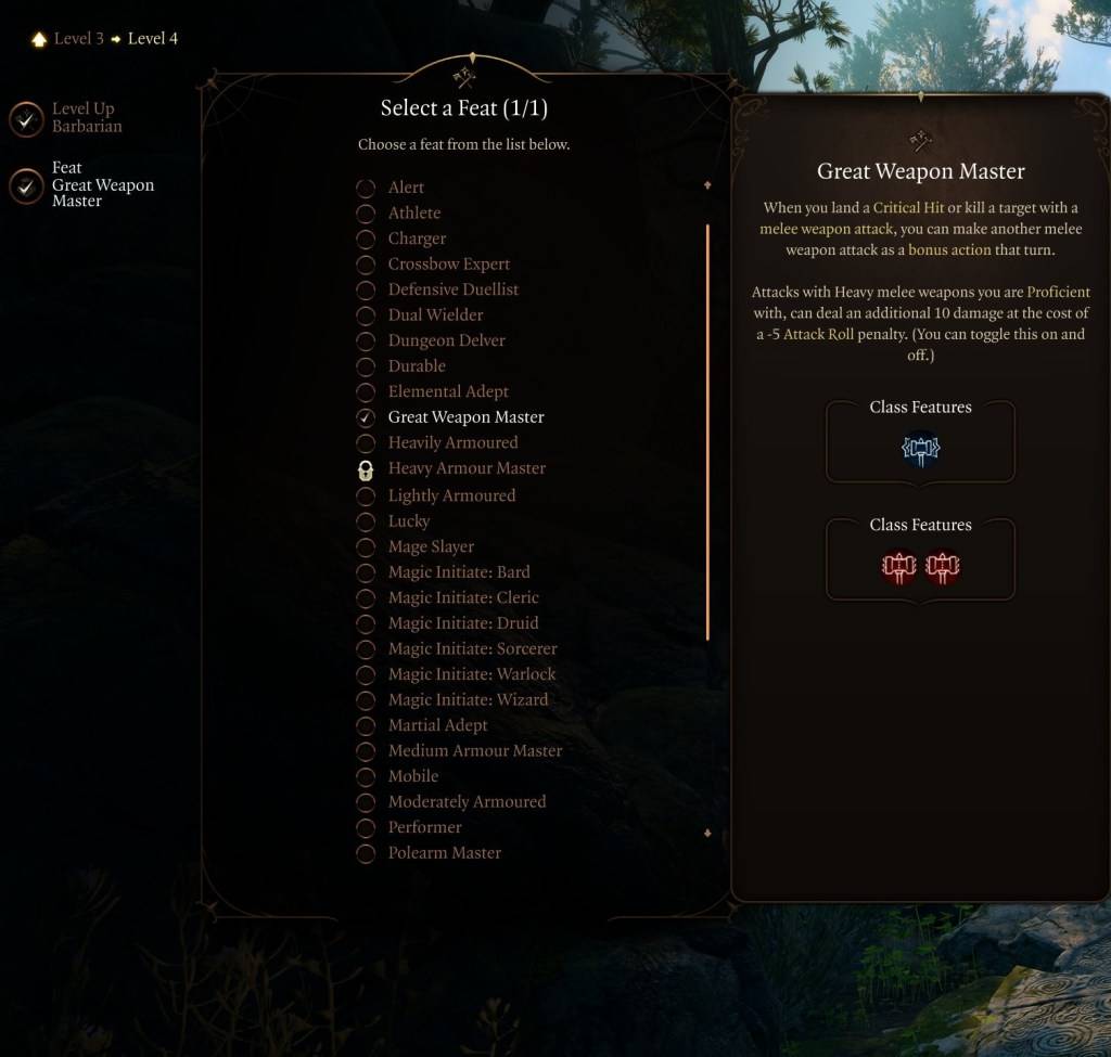 BG3 Great Arma Master