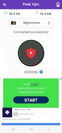 PooL Vpn - Super Fast Vpn ဖန်သားပြင်ဓာတ်ပုံ 1