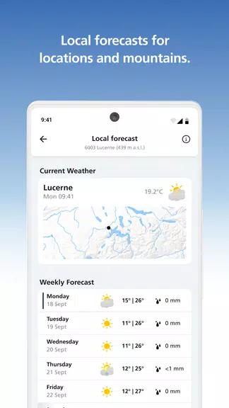 MeteoSwiss Capture d'écran 2