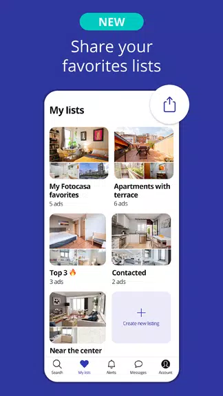 Schermata Fotocasa: Houses & Flats 1