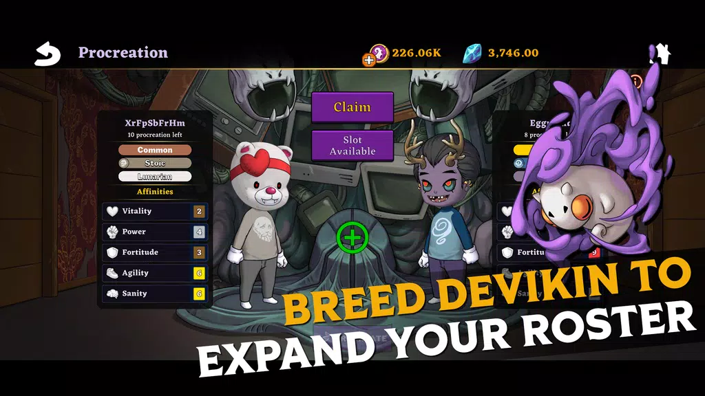 Devikins: RPG/ NFT/Crypto Game Tangkapan skrin 2