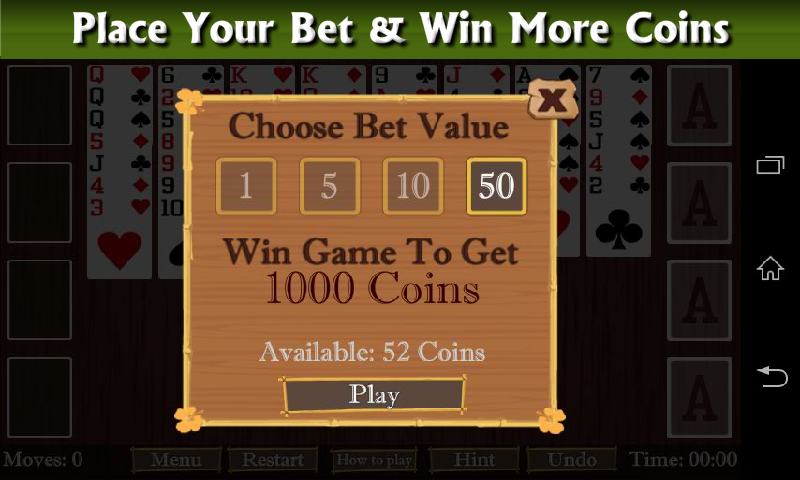 Freecell Patience Solitaire 螢幕截圖 1