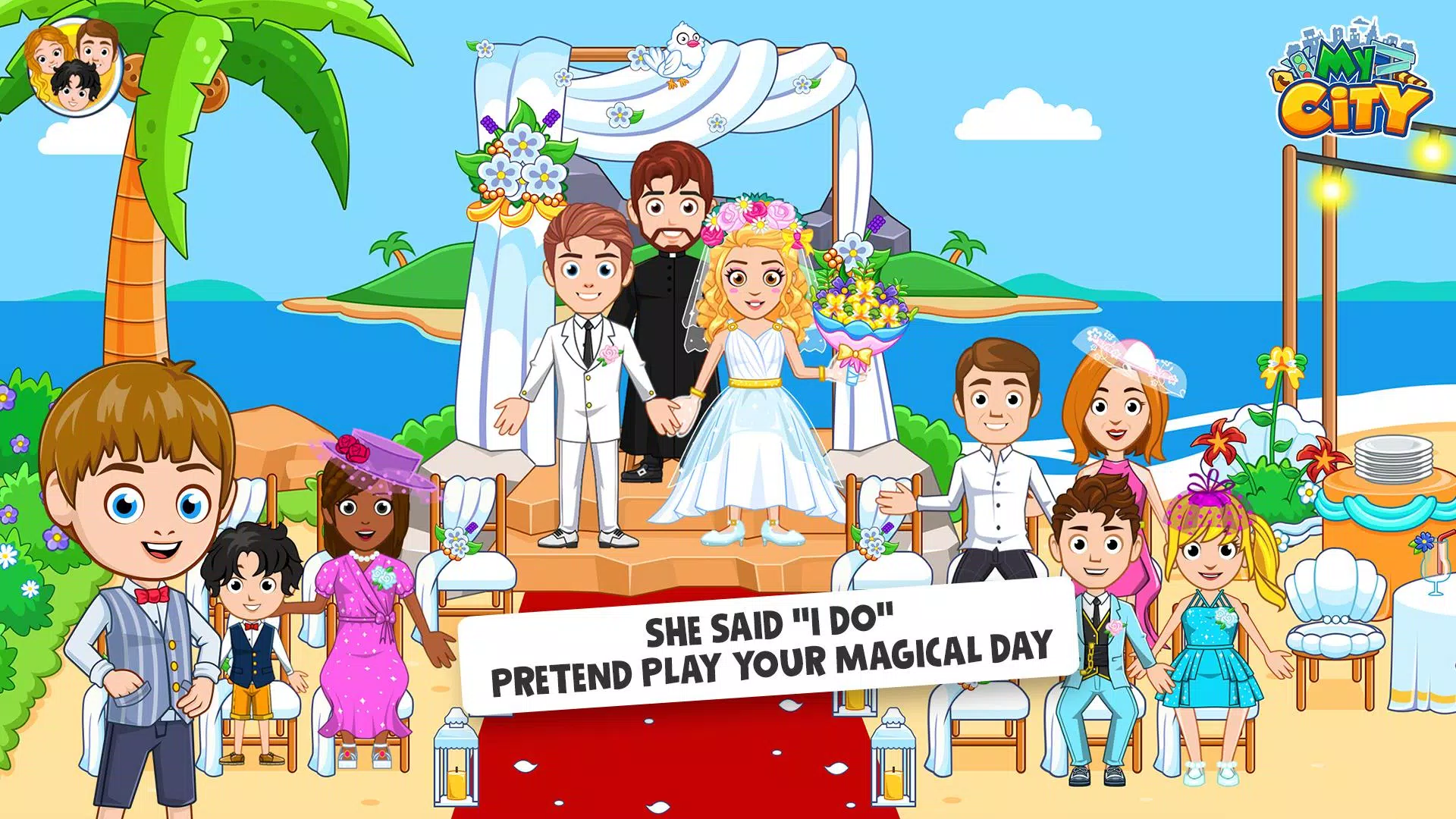 My City: Fiesta de Bodas Captura de pantalla 1