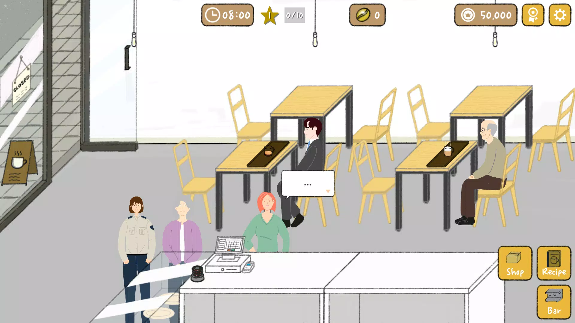 Tiny Coffee Shop Story 螢幕截圖 1