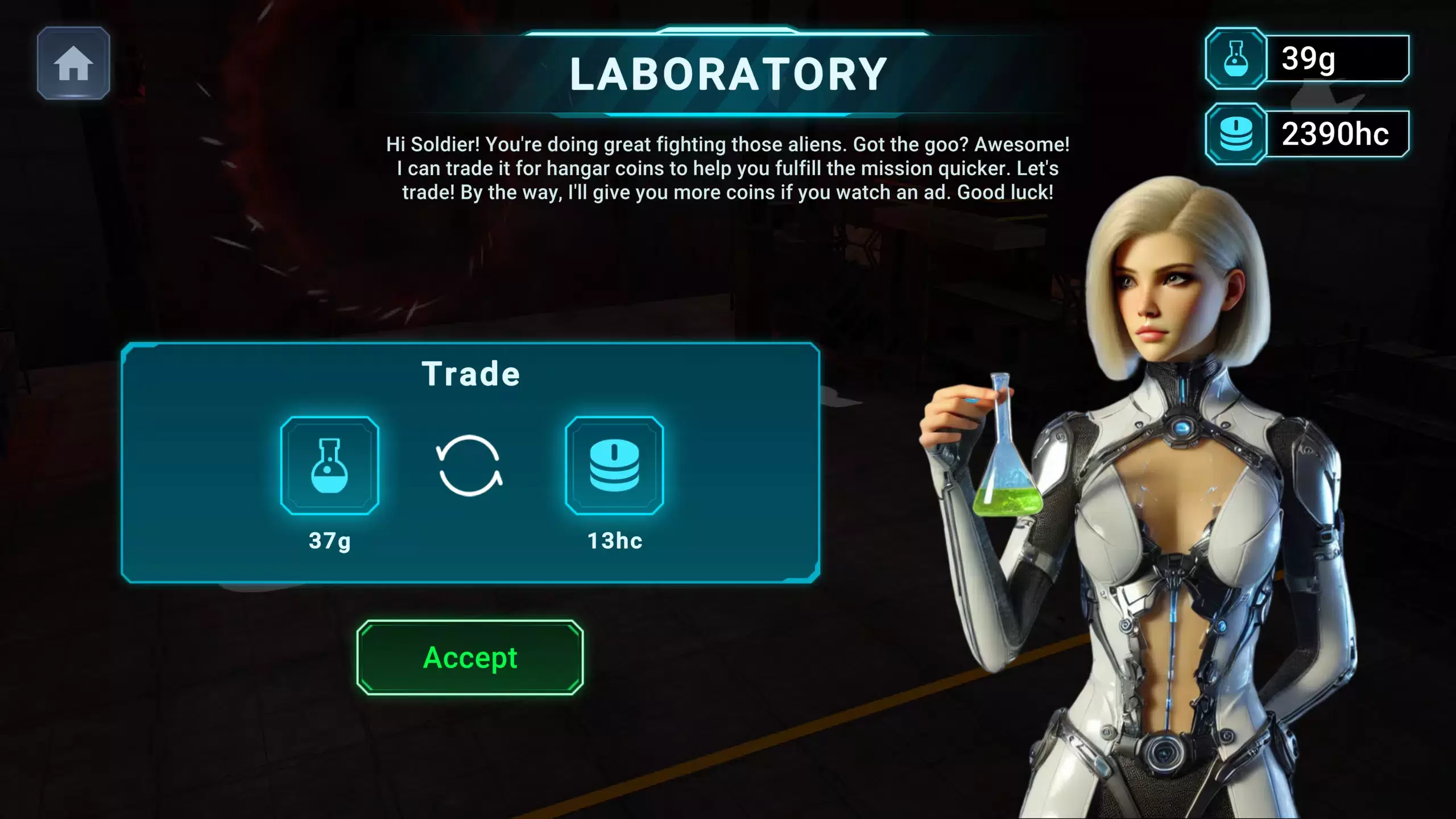 Hangar Case: Alien Shooter 螢幕截圖 3