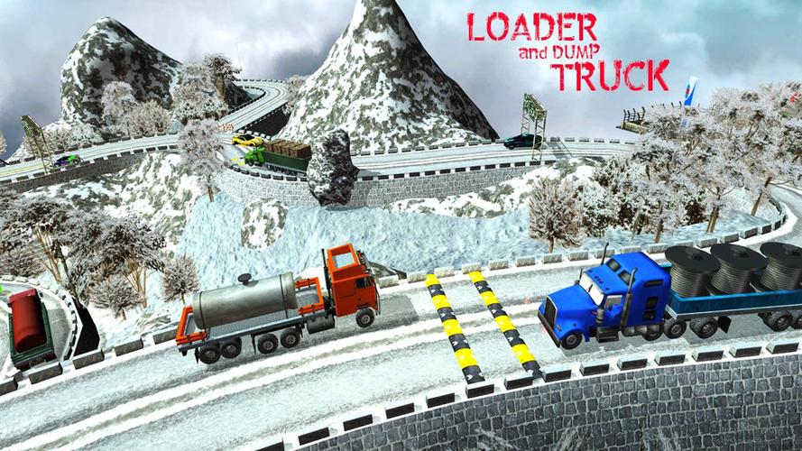 Truck Driving Uphill Simulator Captura de tela 1