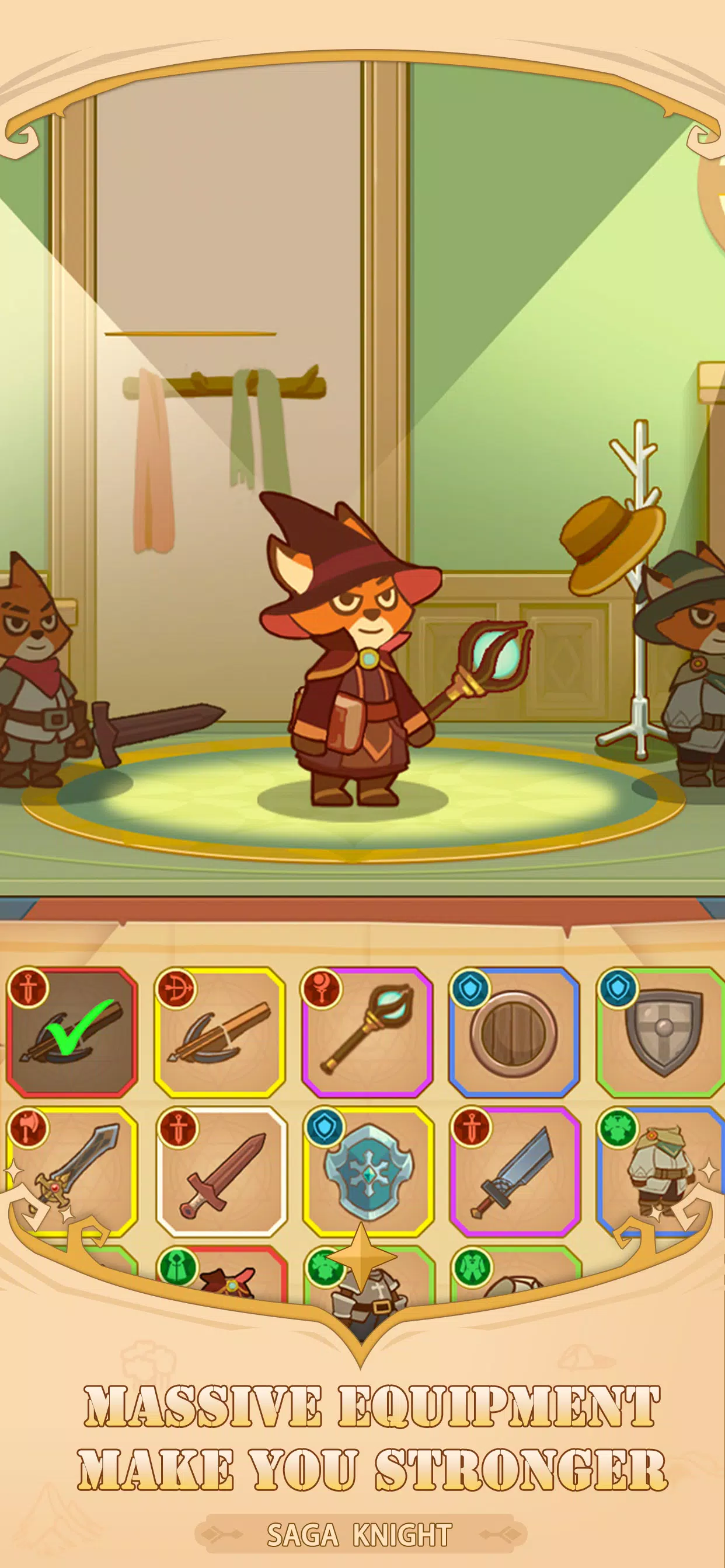 Saga Knight ภาพหน้าจอ 1