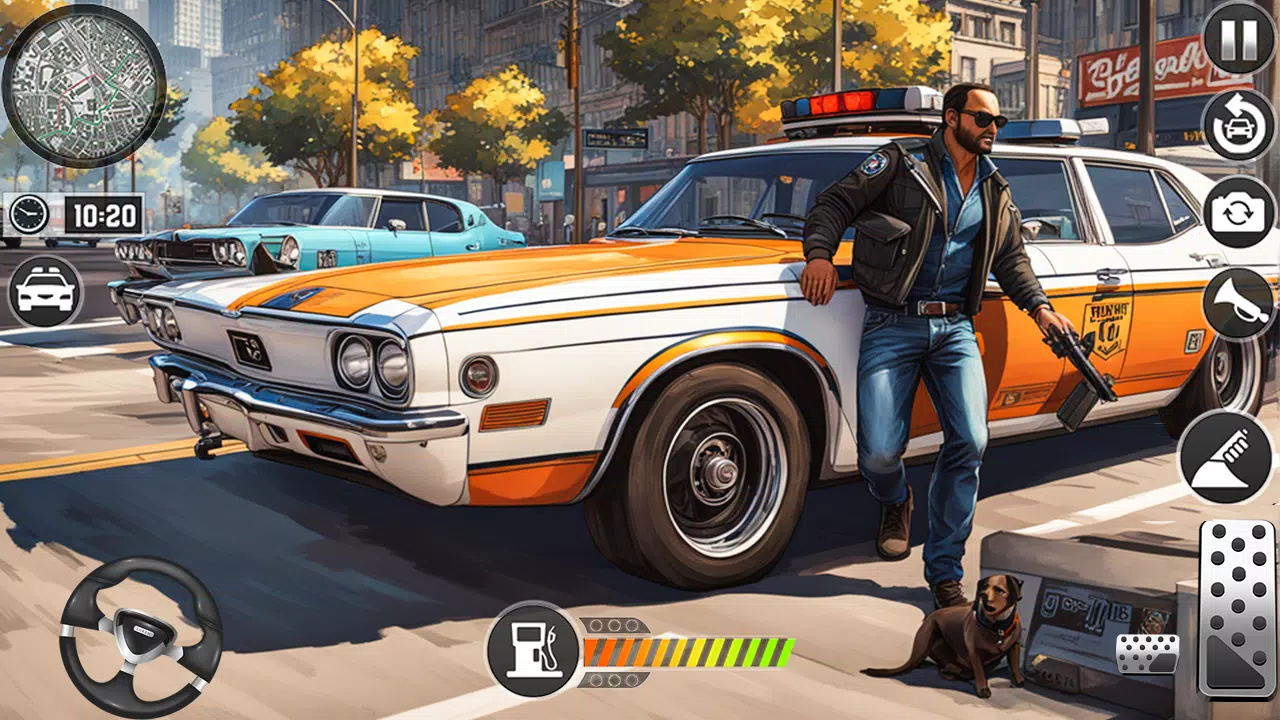 Luxury Police Car Parking Game 螢幕截圖 0