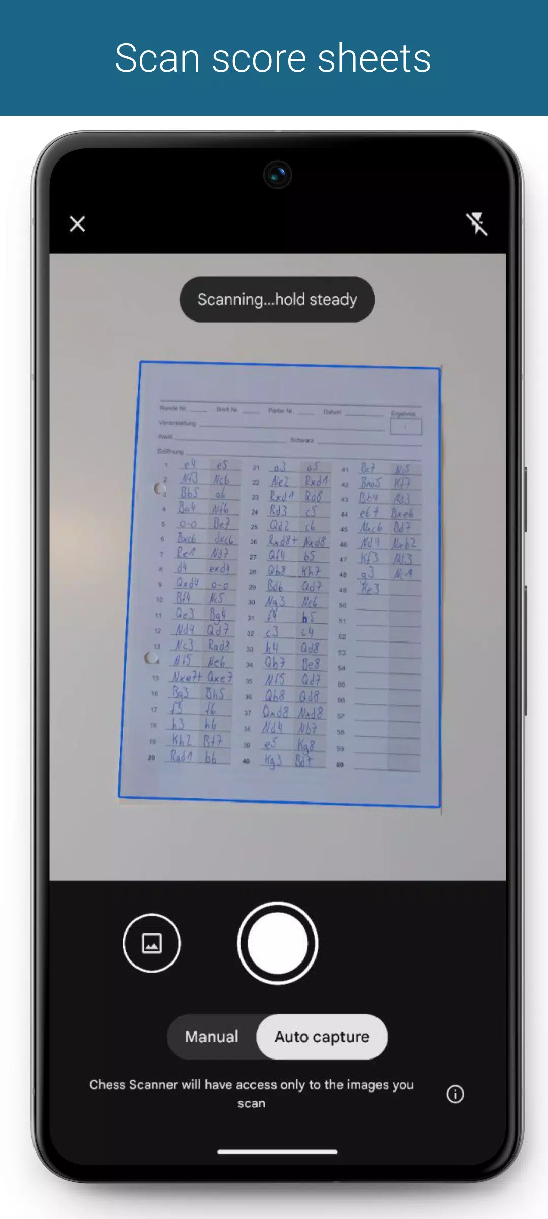 Chess Scanner Schermafbeelding 0