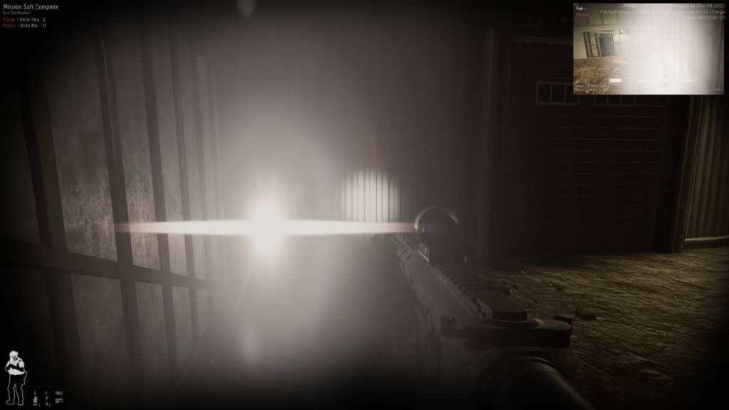 Bereit oder nicht Mission Complete Vote Bildschirm