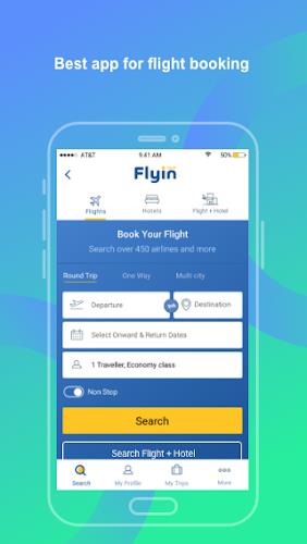Flyin.com - Flights & Hotels Capture d'écran 1