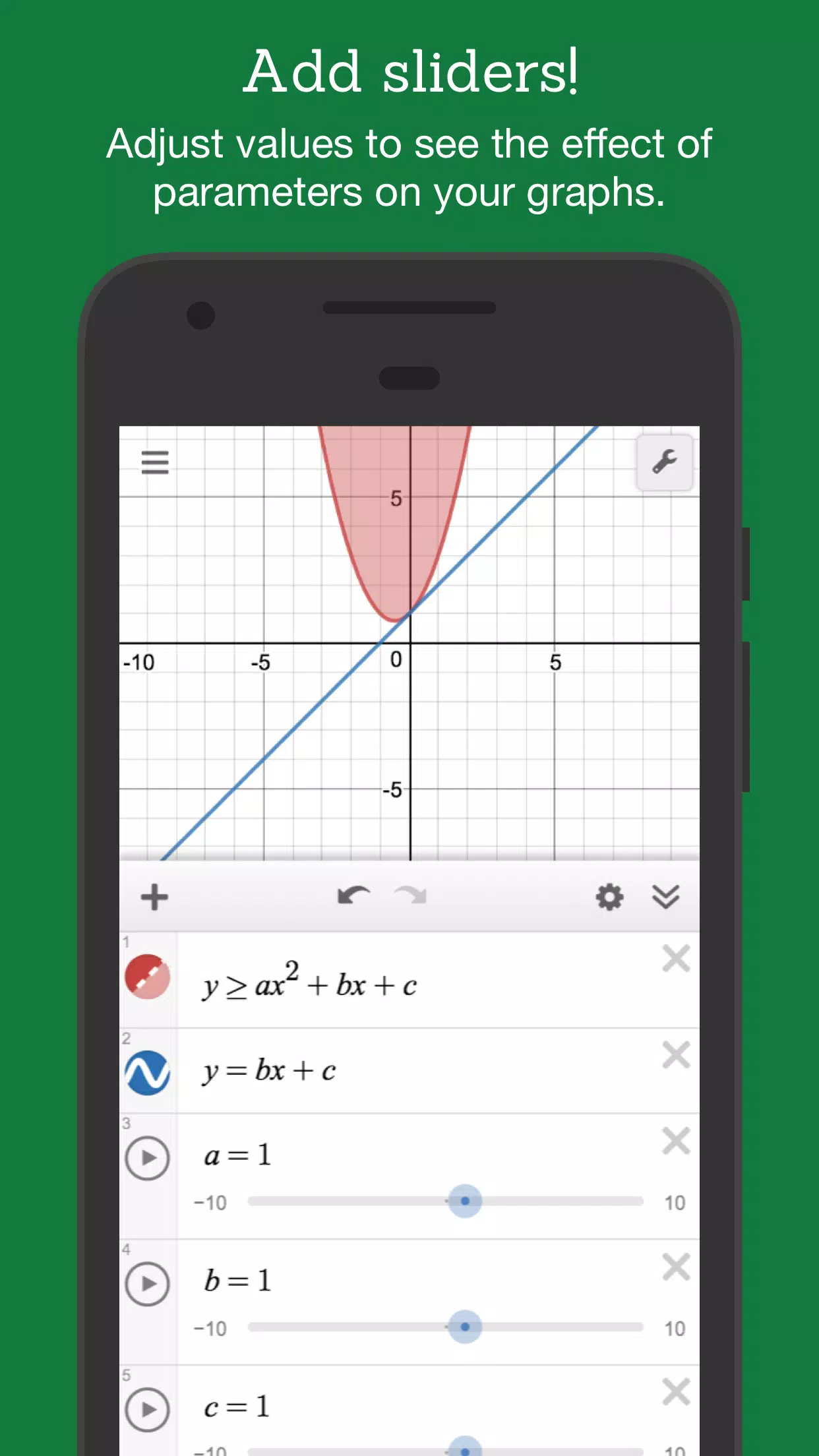 Desmos Schermafbeelding 2