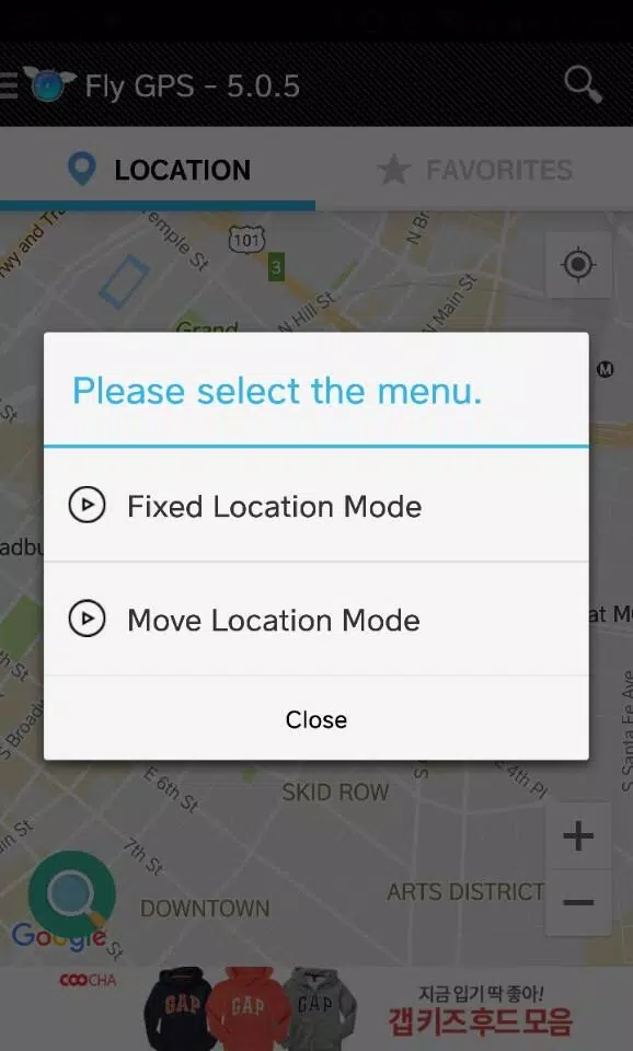 Fly GPS-Location fake/Fake GPS应用截图第1张